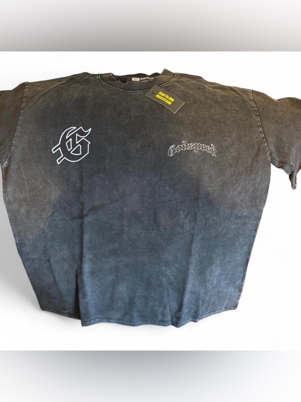 Godspeed Short Sleeve Graphic Tee - Washed Black